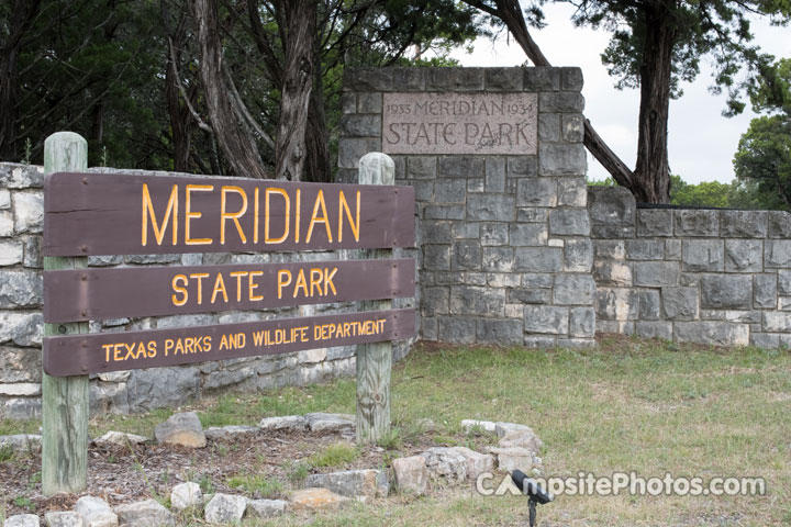 Meridian State Park Sign