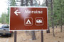 Moraine Campground Sign