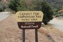 Convict Flat Campground Sign