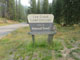 Lee Creek Campground Sign