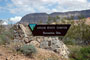 Virgin River Canyon Recreation Area Sign