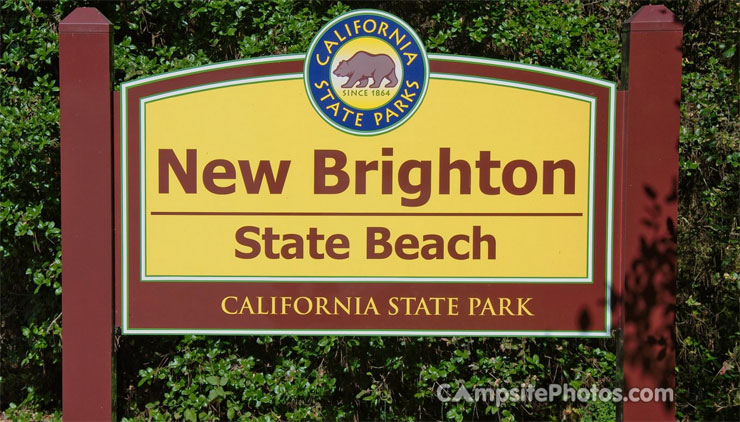 New Brighton State Beach Sign