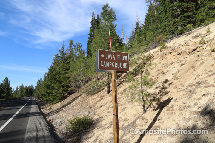 Lava Flow Campground Sign