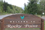 Rocky Point Campground Sign
