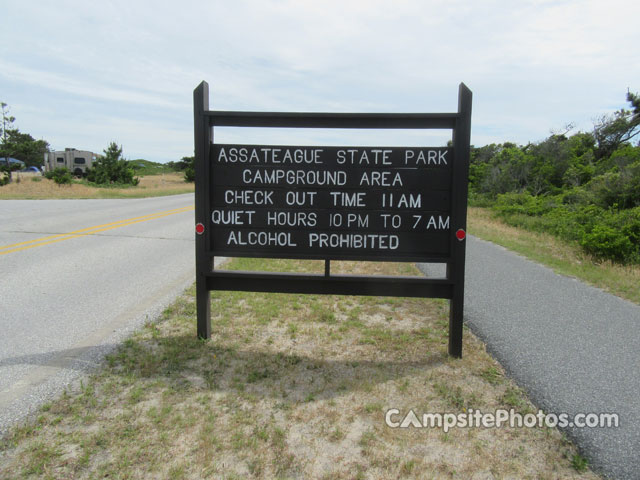 Assateague State Park Sign