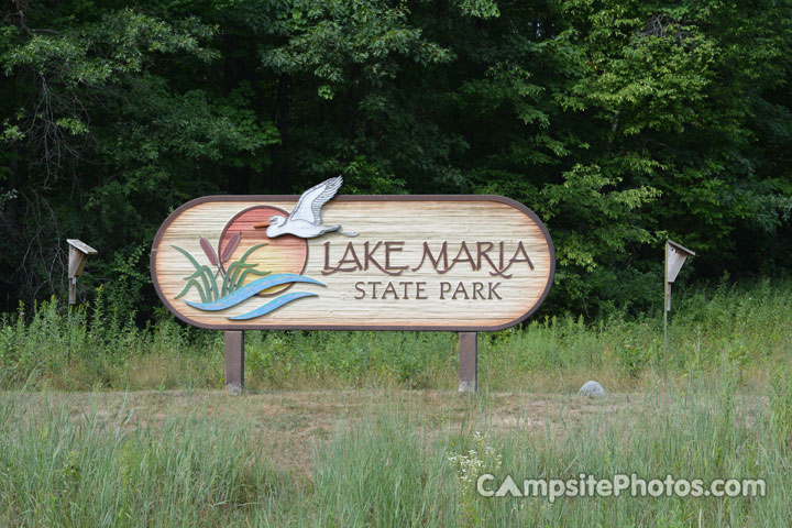 Lake Maria State Park Sign