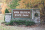 Van Buren State Park Sign