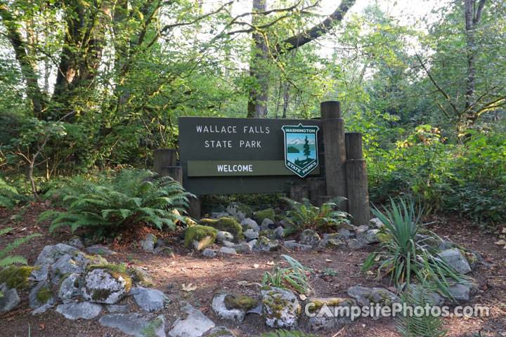 Wallace Falls State Park Sign