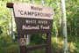Weller Campground Sign