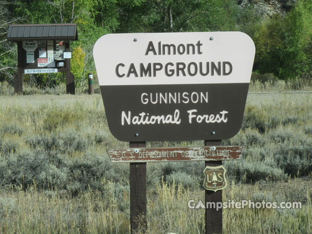 Almont Campground Sign