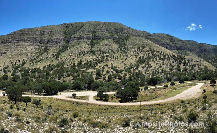 Guadalupe Mountains National Park Dog Canyon Campground View