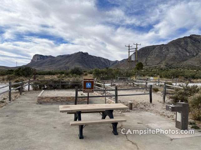Guadalupe Mountains National Park Frijole Corral Camping Area