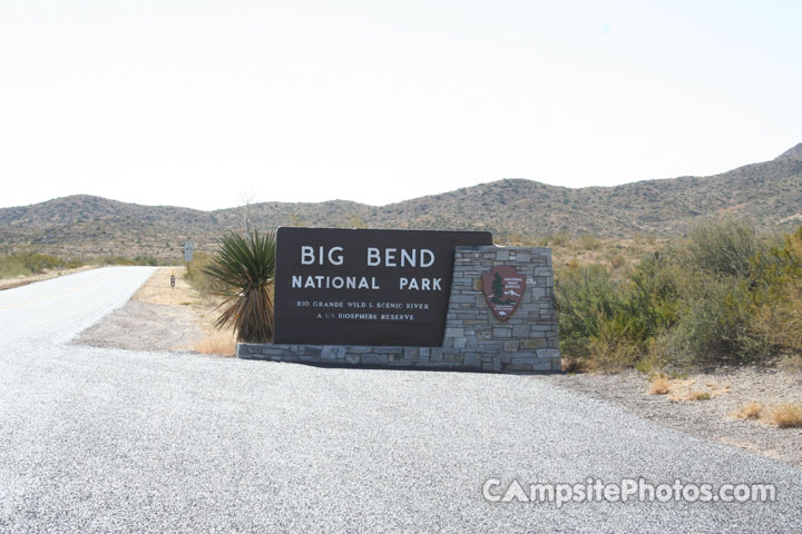 Big Bend National Park Sign