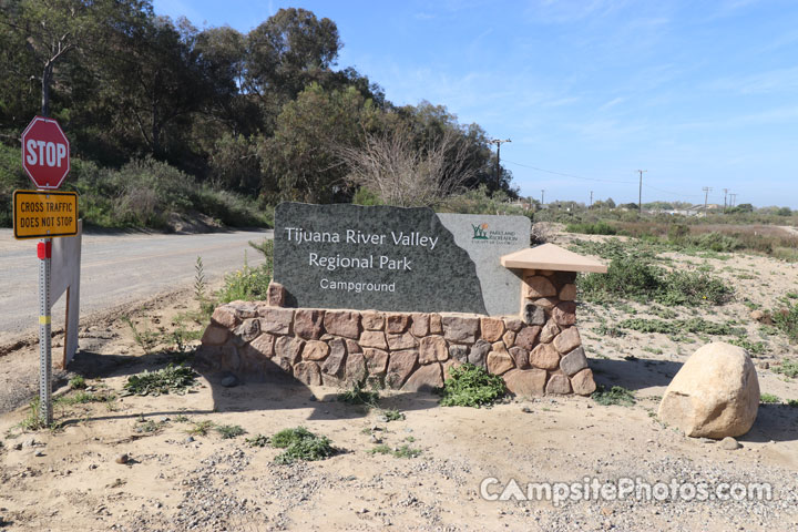 Tijuana River Valley Regional Park Sign