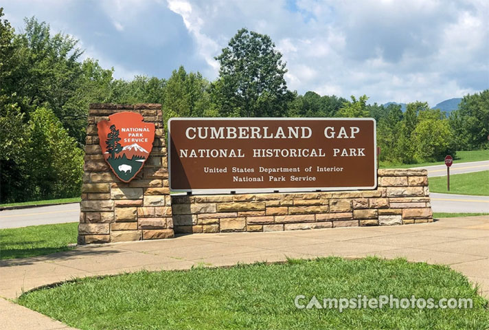 Wilderness Road Cumberland Gap Sign