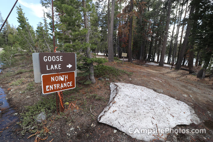 Goose Lake Campground Sign