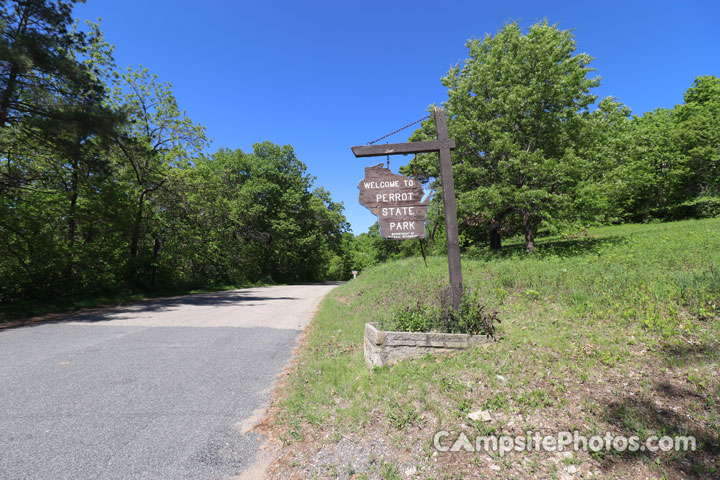 Perrot State Park Sign