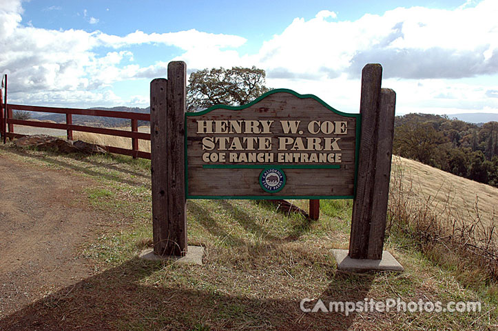 Henry W Coe SP Sign