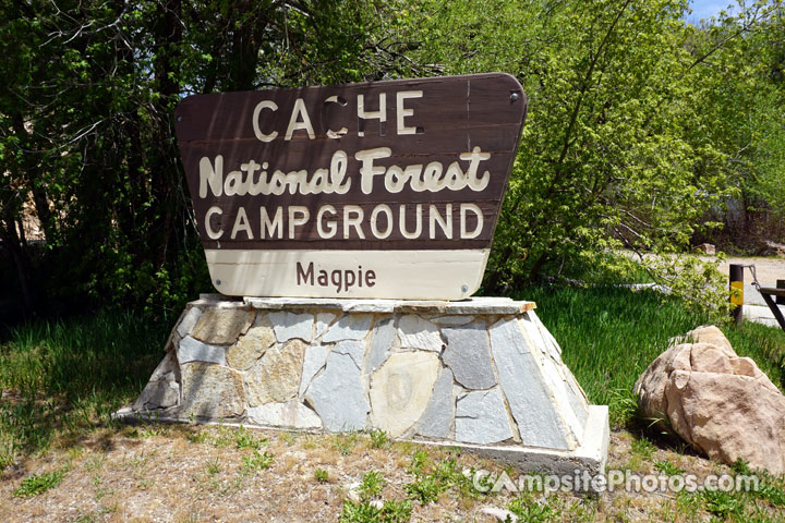 Magpie Campground Sign