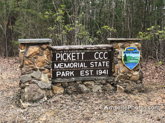 Pickett CCC Camprground Sign