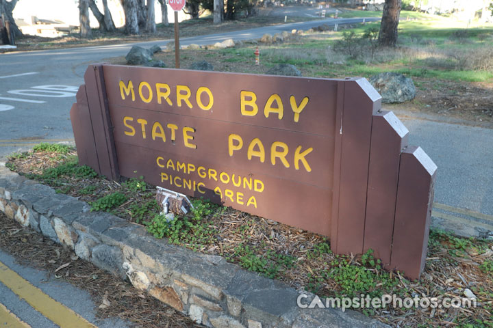 Morro Bay State Park Sign