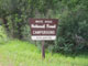 Avalanche Campground Sign