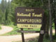 Lynx Pass Campground Sign