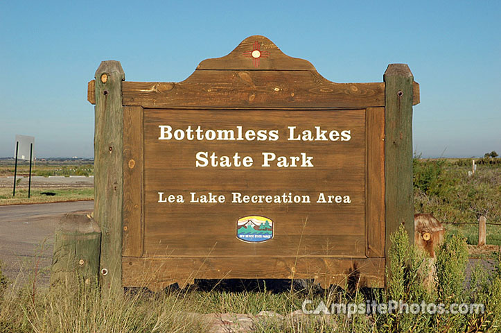 Bottomless Lakes Sign