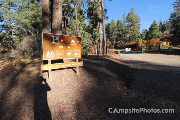Lower Hermosa Campground Sign