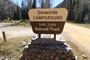 Snowslide Campground Sign