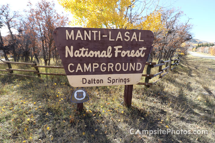 Dalton Springs Campground Sign