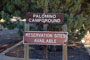 Caballo Lake Palomino Sign