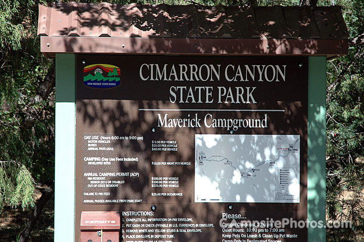 Cimarron Canyon Maverick Sign