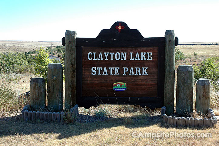 Clayton Lake Sign