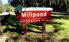 Millpond Recreation Site Sign