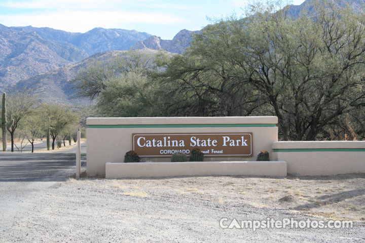 Catalina State Park Sign