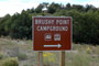 Heron Lake Brushy Point Sign