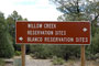 Heron Lake Willow Creek Sign