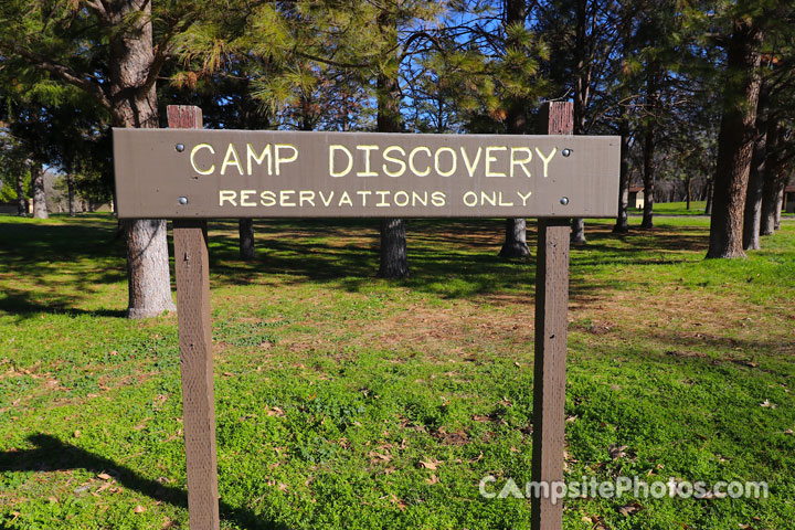 Camp Discovery Group Campground Sign