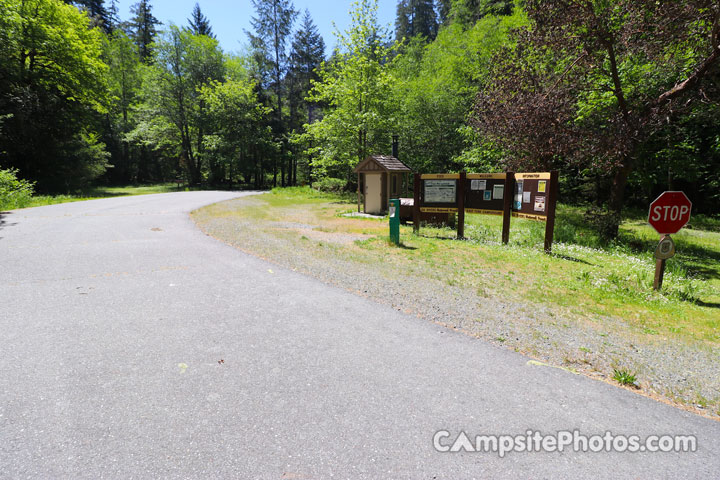 East Fork Campground Entrance