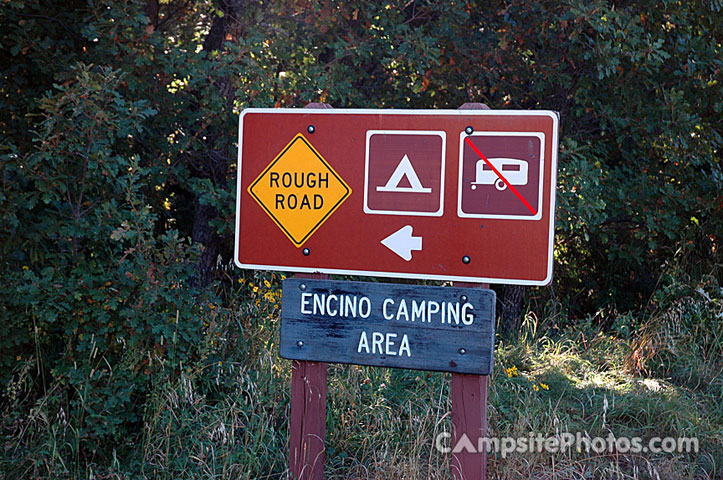 Coyote Creek Encino Sign