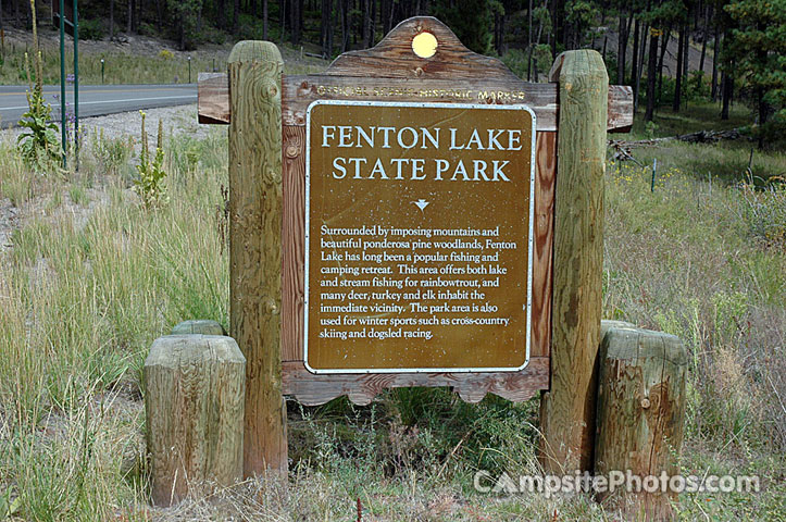 Fenton Lake Sign