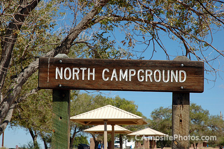 Conchas Lake North Recreation Area North Sign