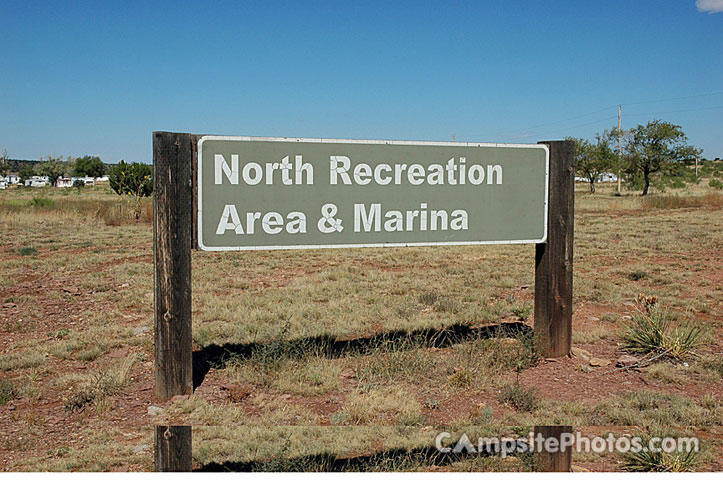 Conchas Lake North Recreation Area Sign