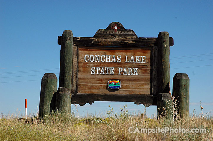 Conchas Lake Sign