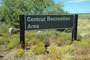 Conchas Lake Central Recreation Area Sign