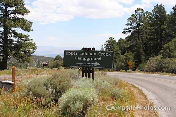 Upper Lehman Creek Sign