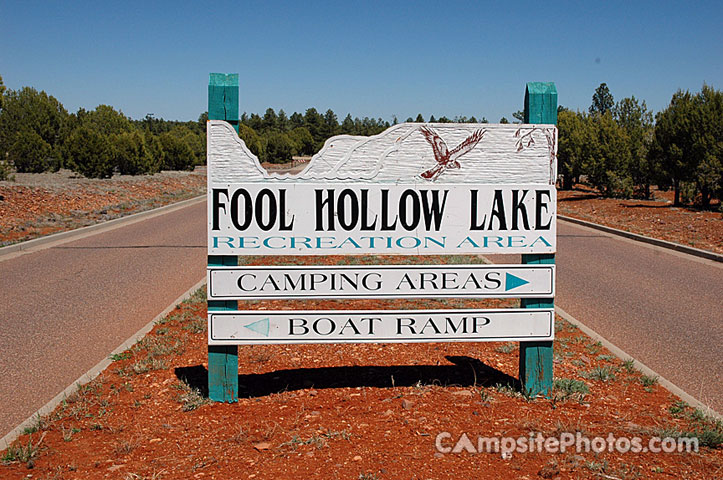 Fool Hollow Sign