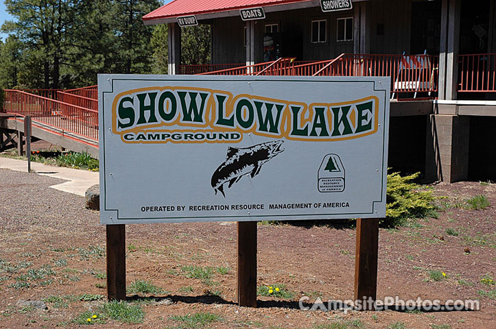 Show Low Lake Sign