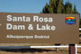 Santa Rosa Lake State Park - Sign